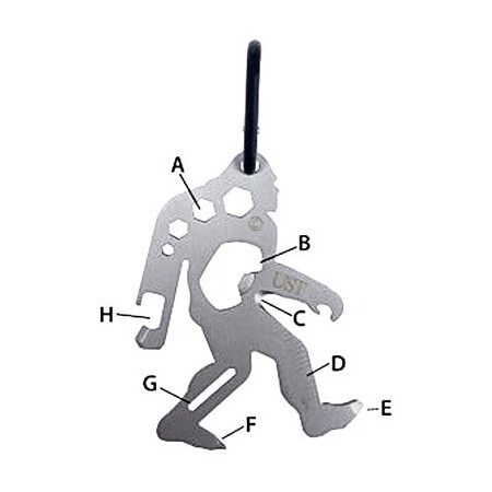 American Outdoor Brands Products SLV Sasquatch Mul Tool 1156810